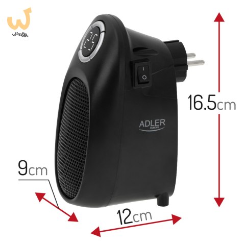 Termowentylator Adler AD 7726 Easy heater grzejnik elektryczny farelka 1500W Termowentylator Adler AD 7726 Easy heater grzejnik elektryczny farelka 1500W