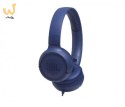 Słuchawki JBL Tune 500 (niebieskie, nauszne; z wbudowanym mikrofonem)