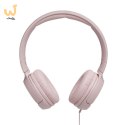 Słuchawki JBL Tune 500 (rożowe, nauszne, z wbudowanym mikrofonem)