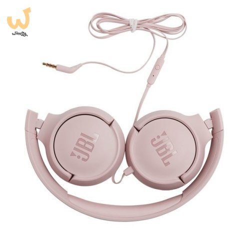 Słuchawki JBL Tune 500 (rożowe, nauszne, z wbudowanym mikrofonem) Słuchawki JBL Tune 500 (rożowe, nauszne, z wbudowanym mikrofonem)