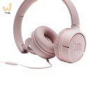 Słuchawki JBL Tune 500 (rożowe, nauszne, z wbudowanym mikrofonem)