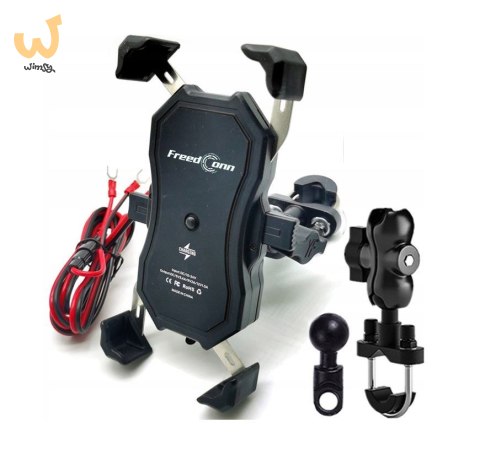 Uchwyt na telefon i ładowarka indukcyjna FreedConn MC1W 15W + USB Uchwyt na telefon i ładowarka indukcyjna FreedConn MC1W 15W + USB