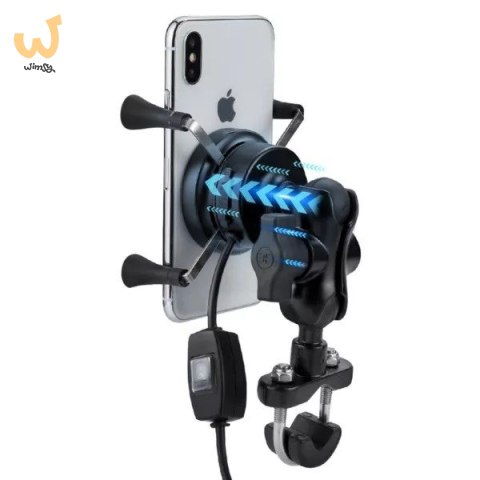 Uchwyt na telefon i ładowarka indukcyjna FreedConn MC7W 10W + USB Uchwyt na telefon i ładowarka indukcyjna FreedConn MC7W 10W + USB