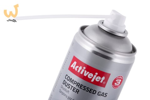 Activejet AOC-200 Sprężone powietrze (400 ml) Niezbędny w każdym biurze, i każdemu użytkownikowi komputera, uniwersalny środek c Activejet AOC-200 Sprężone powietrze (400 ml) Niezbędny w każdym biurze, i każdemu użytkownikowi komputera, uniwersalny środek c