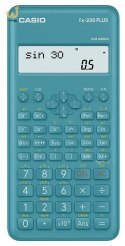 CASIO KALKULATOR NAUKOWY FX-220PLUS-2 NIEBIESKI, 12 CYFROWY WYŚWIETLACZ