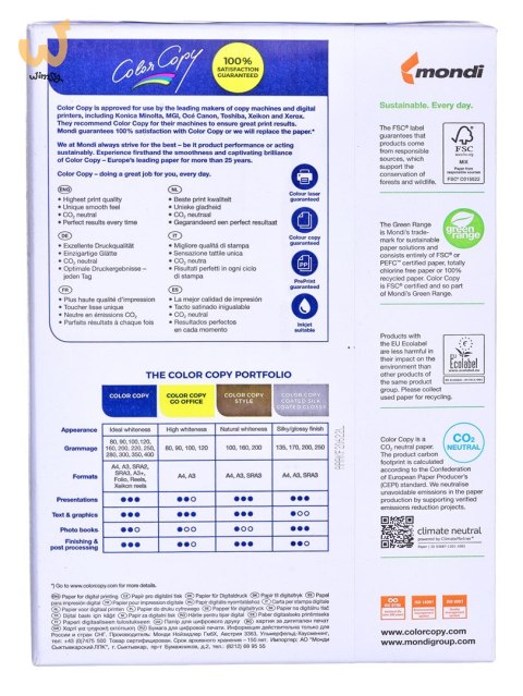 Papier ksero biurowy Laser Color Copy 8687A20 (A4; 200g/m2; 250 szt.; Satynowy) Papier ksero biurowy Laser Color Copy 8687A20 (A4; 200g/m2; 250 szt.; Satynowy)