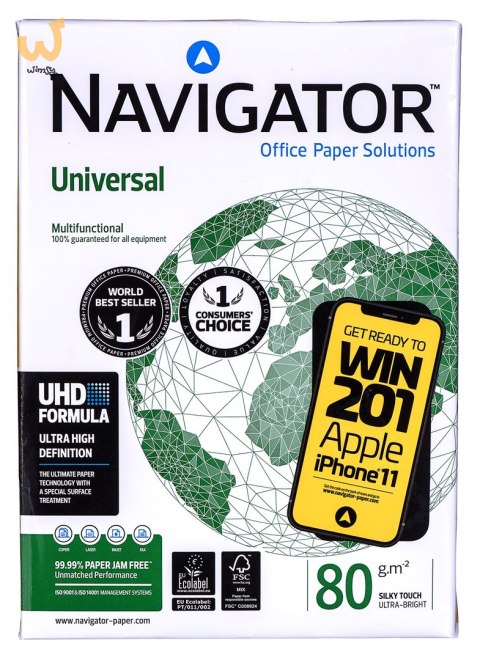 UNIVERSAL Papier Xero Igepa Premium Navigator 8247A80 (A4; 80g/m2; 500 szt.) UNIVERSAL Papier Xero Igepa Premium Navigator 8247A80 (A4; 80g/m2; 500 szt.)