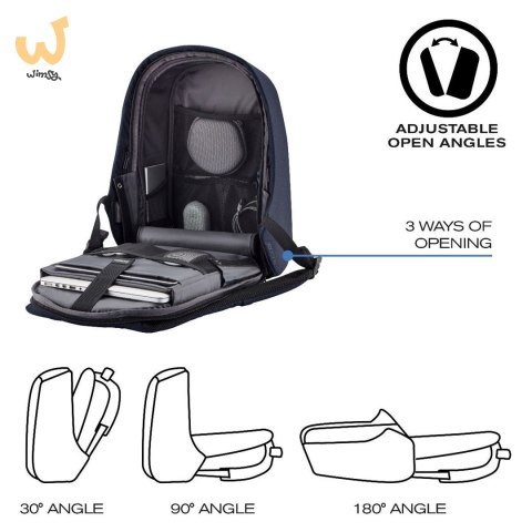 XD DESIGN PLECAK ANTYKRADZIEŻOWY BOBBY HERO XL GRANATOWY P/N: P705.715 XD DESIGN PLECAK ANTYKRADZIEŻOWY BOBBY HERO XL GRANATOWY P/N: P705.715