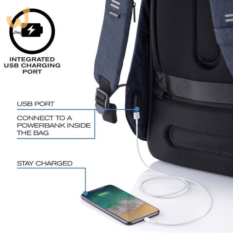 XD DESIGN PLECAK ANTYKRADZIEŻOWY BOBBY HERO XL GRANATOWY P/N: P705.715 XD DESIGN PLECAK ANTYKRADZIEŻOWY BOBBY HERO XL GRANATOWY P/N: P705.715