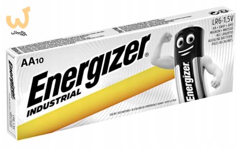 ENERGIZER BATERIA INDUSTRIAL PRO AA LR6 1,5V 10 SZTUK ENERGIZER BATERIA INDUSTRIAL PRO AA LR6 1,5V 10 SZTUK