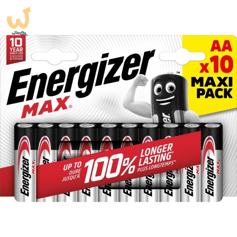 ENERGIZER BATERIE MAX AA LR6 10 SZTUK ECO ENERGIZER BATERIE MAX AA LR6 10 SZTUK ECO