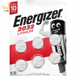 ENERGIZER BATERIE SPECJALISTYCZNE CR2032 6 SZTUK NEW