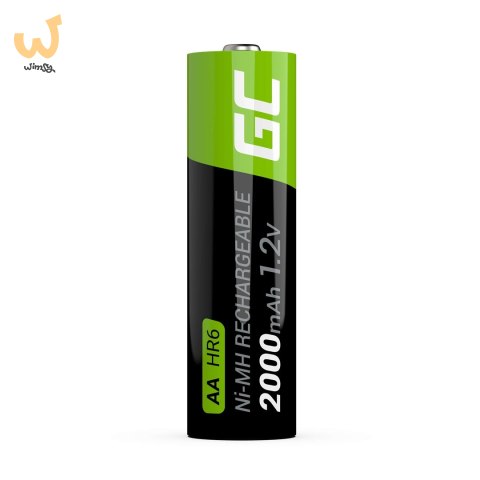 GREEN CELL AKUMULATORKI PALUSZKI 2X AA R6 2000MAH GREEN CELL AKUMULATORKI PALUSZKI 2X AA R6 2000MAH