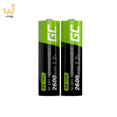 GREEN CELL AKUMULATORKI PALUSZKI 2X AA R6 2600MAH GREEN CELL AKUMULATORKI PALUSZKI 2X AA R6 2600MAH