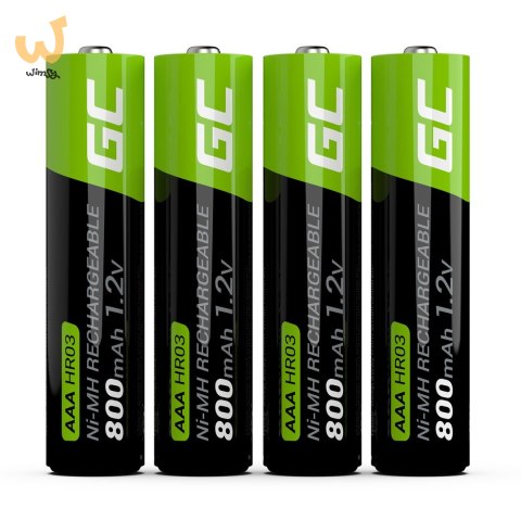 GREEN CELL AKUMULATORKI PALUSZKI 4X AAA R3 800MAH GREEN CELL AKUMULATORKI PALUSZKI 4X AAA R3 800MAH