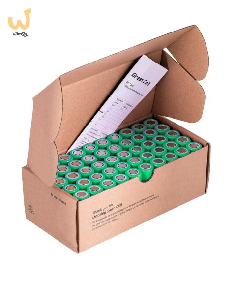 GREEN CELL OGNIWA 18650 50X AKUMULATOR 18650 LI-ION INR1865029E 3.7V 2900MAH GREEN CELL OGNIWA 18650 50X AKUMULATOR 18650 LI-ION INR1865029E 3.7V 2900MAH