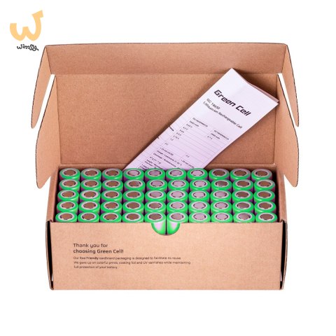 GREEN CELL OGNIWA 18650 50X AKUMULATOR 18650 LI-ION INR1865029E 3.7V 2900MAH GREEN CELL OGNIWA 18650 50X AKUMULATOR 18650 LI-ION INR1865029E 3.7V 2900MAH
