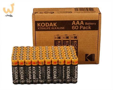 KODAK BATERIE ALKALICZNE XTRALIFE AAA LR3 X 60 SZT. KODAK BATERIE ALKALICZNE XTRALIFE AAA LR3 X 60 SZT.