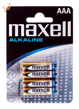 MAXELL Bateria alkaliczna LR03, 4 szt.
