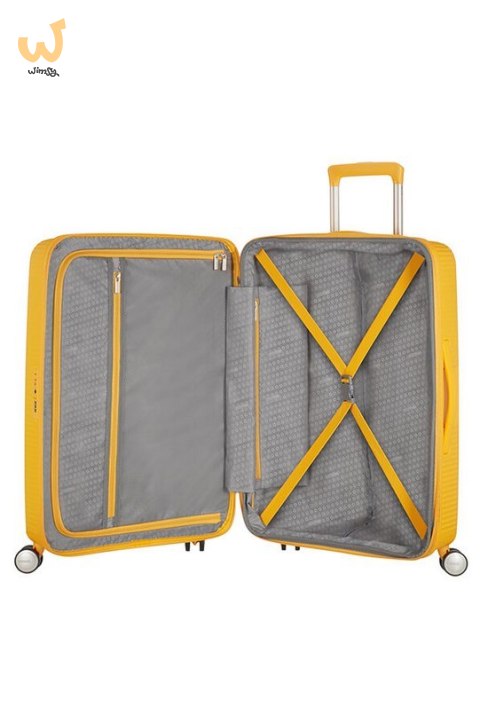 Walizka duża American Tourister Soundbox - golden yellow Walizka duża American Tourister Soundbox - golden yellow