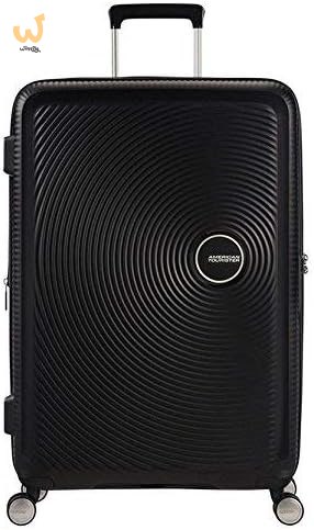 Walizka średnia American Tourister Soundbox EXP - bass black Walizka średnia American Tourister Soundbox EXP - bass black