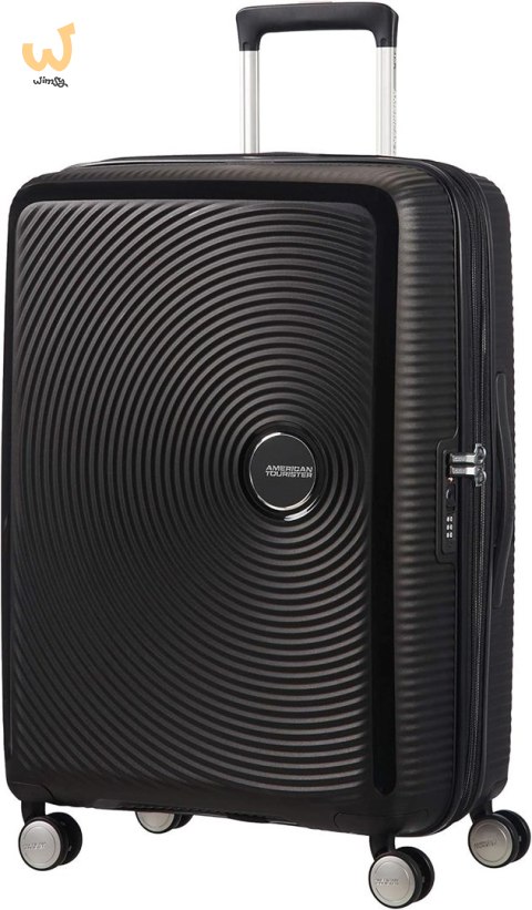 Walizka średnia American Tourister Soundbox EXP - bass black Walizka średnia American Tourister Soundbox EXP - bass black