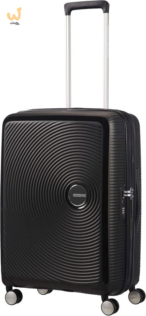 Walizka średnia American Tourister Soundbox EXP - bass black Walizka średnia American Tourister Soundbox EXP - bass black