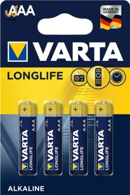 Zestaw baterii alkaliczne VARTA Longlife LR03 (AAA) (x 4)