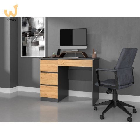 Biurko MIJAS LEWE 98x51xH76 antracyt/artisan Biurko MIJAS LEWE 98x51xH76 antracyt/artisan