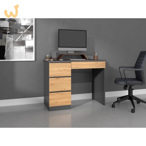 Biurko MIJAS LEWE 98x51xH76 antracyt/artisan Biurko MIJAS LEWE 98x51xH76 antracyt/artisan