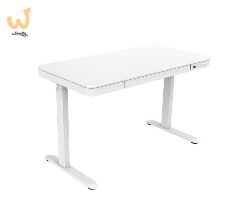 Biurko TUCKANO z regulacją wysokości ET119W-C Biały
