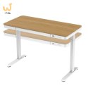 Biurko TUCKANO z regulacją wysokości ET119W-C Biały/dąb