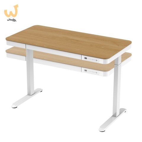 Biurko TUCKANO z regulacją wysokości ET119W-C Biały/dąb Biurko TUCKANO z regulacją wysokości ET119W-C Biały/dąb