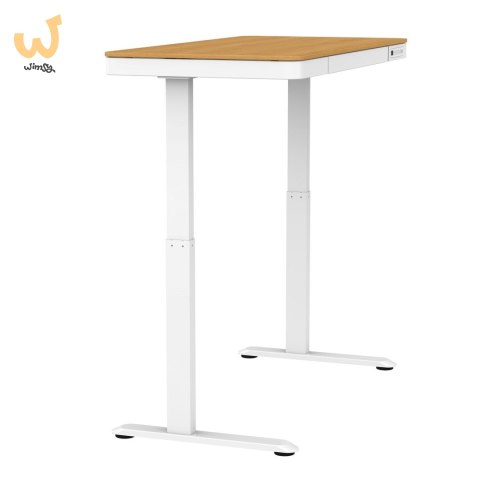 Biurko TUCKANO z regulacją wysokości ET119W-C Biały/dąb Biurko TUCKANO z regulacją wysokości ET119W-C Biały/dąb