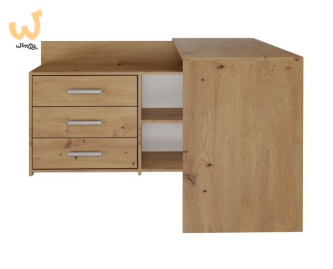 Biurko narożne + komoda DANY 120x50xH76 artisan Biurko narożne + komoda DANY 120x50xH76 artisan