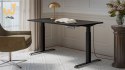 Biurko z elektryczną regulacją wysokości MOON LONG 150x80x72-120 czarny