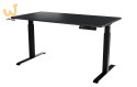 Biurko z elektryczną regulacją wysokości MOON LONG 150x80x72-120 czarny/antracyt