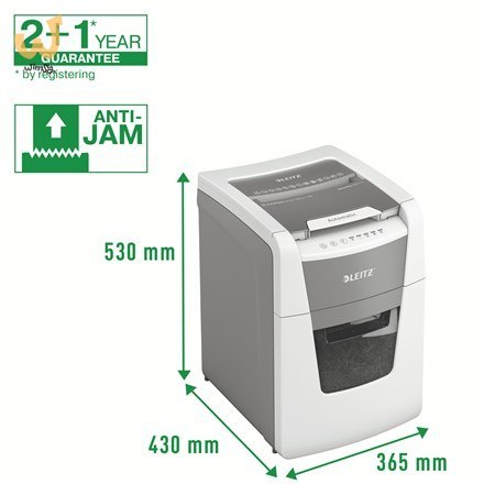 Leitz Niszczarka IQ AutoFeed 100, P4, 100 kartek, 34 l kosz Leitz Niszczarka IQ AutoFeed 100, P4, 100 kartek, 34 l kosz