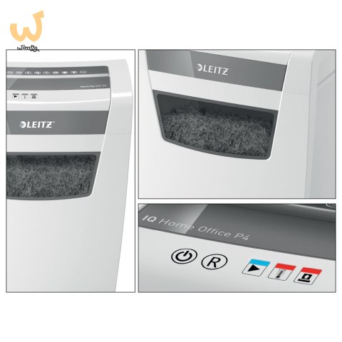 Leitz Niszczarka IQ Home Office P4, 10 kartek, 23 l kosz Leitz Niszczarka IQ Home Office P4, 10 kartek, 23 l kosz