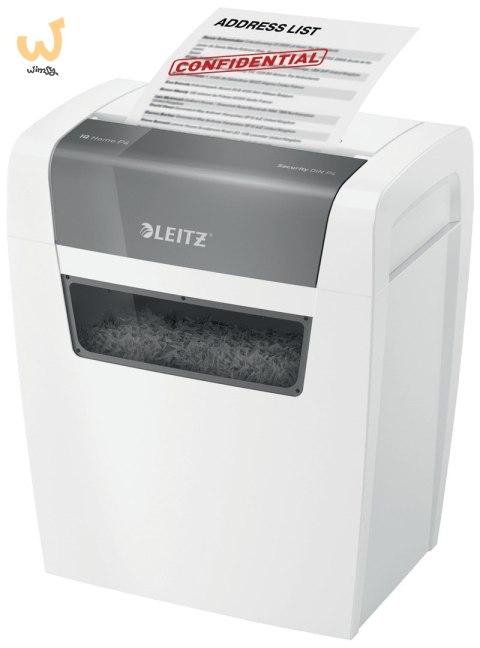 Leitz Niszczarka IQ Home, P4, 6 kartek, 15 l kosz Leitz Niszczarka IQ Home, P4, 6 kartek, 15 l kosz