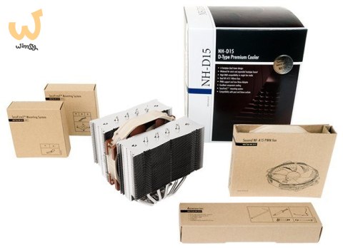 Chłodzenie CPU NOCTUA NH-D15 2 x140 mm AMD, Intel Chłodzenie CPU NOCTUA NH-D15 2 x140 mm AMD, Intel