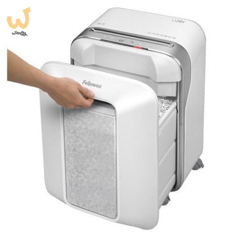Fellowes Niszczarka osobista LX201 biała, 22L Fellowes Niszczarka osobista LX201 biała, 22L
