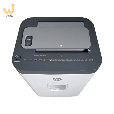 HP Niszczarka ONESHRED Auto 200CC, biało-szara HP Niszczarka ONESHRED Auto 200CC, biało-szara