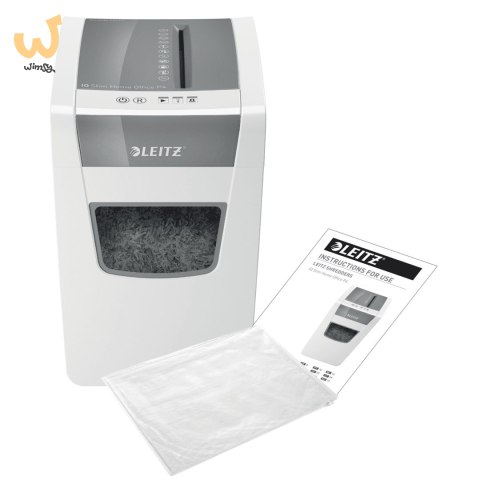 Leitz Niszczarka IQ Home Office Slim P4, 10 kartek, 23 l kosz Leitz Niszczarka IQ Home Office Slim P4, 10 kartek, 23 l kosz