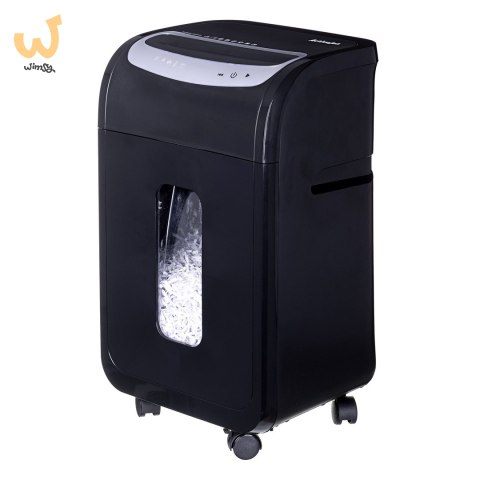 Niszczarka Activejet ASH-2502C, P-4, 28 l, ścinki 4x40 mm, czarna Niszczarka Activejet ASH-2502C, P-4, 28 l, ścinki 4x40 mm, czarna