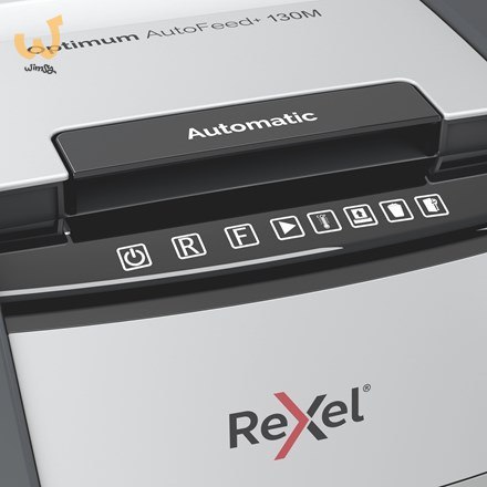 Rexel Niszczarka Optimum AutoFeed+ 130M, (P-5), 130 kartek, 44 l kosz Rexel Niszczarka Optimum AutoFeed+ 130M, (P-5), 130 kartek, 44 l kosz