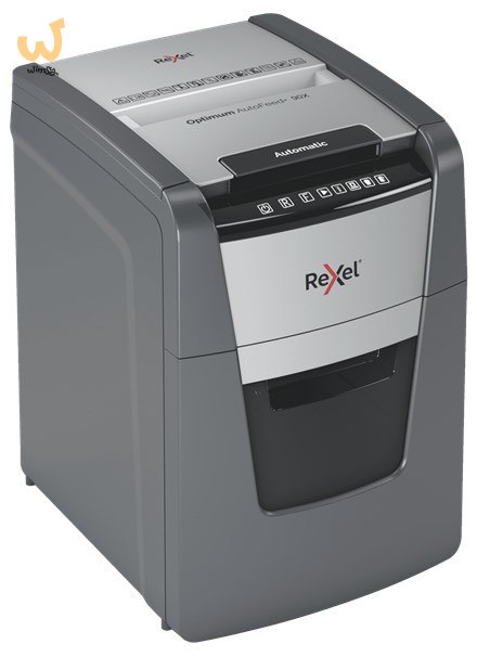 Rexel Niszczarka Optimum AutoFeed+ 90X, (P-4), 90 kartek, 34 l kosz Rexel Niszczarka Optimum AutoFeed+ 90X, (P-4), 90 kartek, 34 l kosz