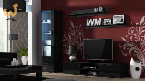 Witryna SOHO S1 czarny/ czarny połysk Witryna SOHO S1 czarny/ czarny połysk