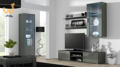 Witryna SOHO S1 szary/ szary połysk Witryna SOHO S1 szary/ szary połysk