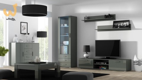 Witryna SOHO S1 szary/ szary połysk Witryna SOHO S1 szary/ szary połysk